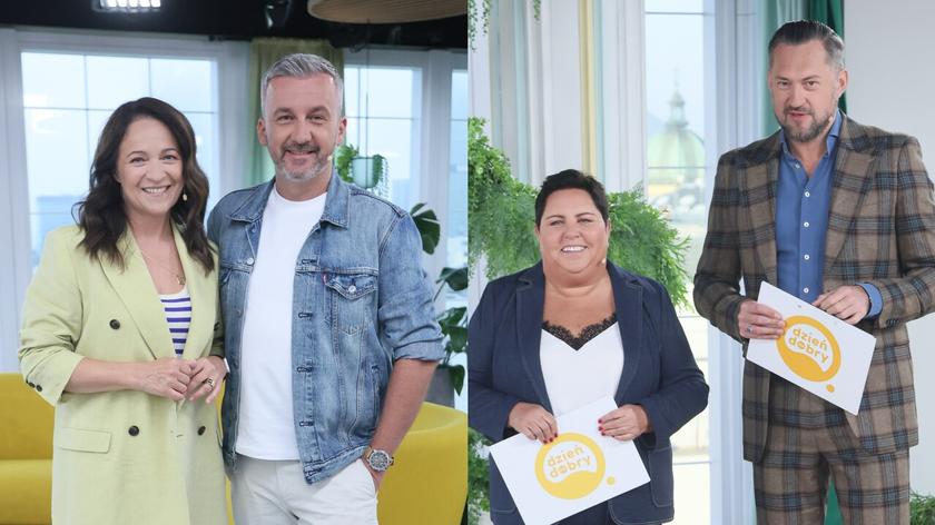 Ewa Drzyzga, Krzysztof Skórzyński, Dorota Wellman, Marcin Prokop