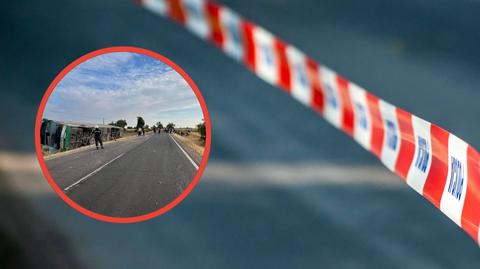 Poważny wypadek autokaru z dziećmi. 