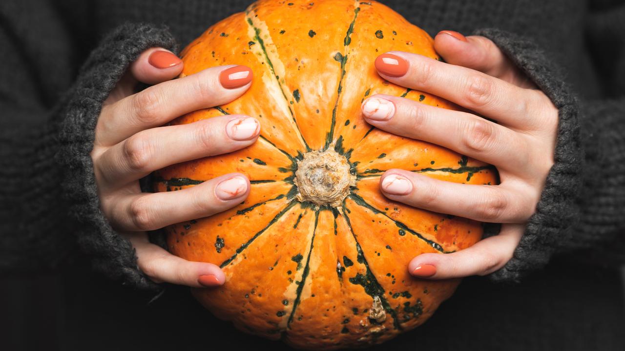 Pumpkin nails - inspiracje