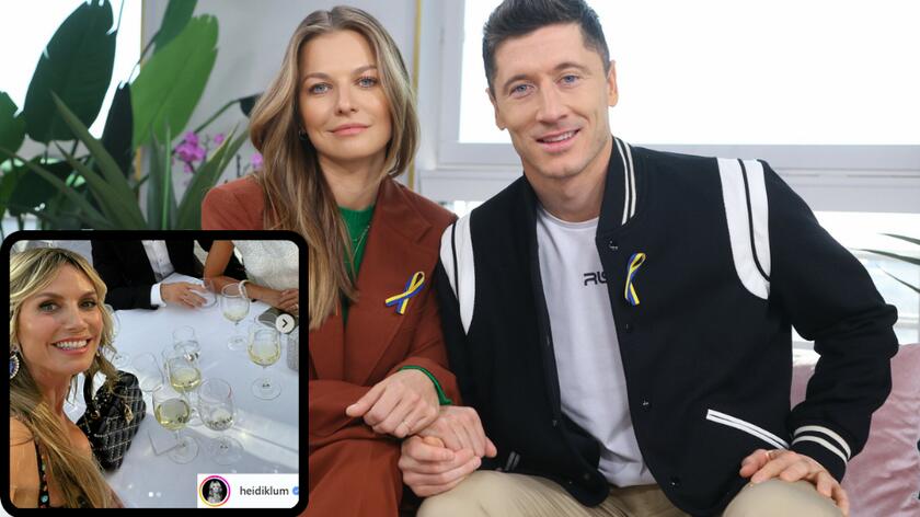 Anna i Robert Lewandowscy, Heidi Klum