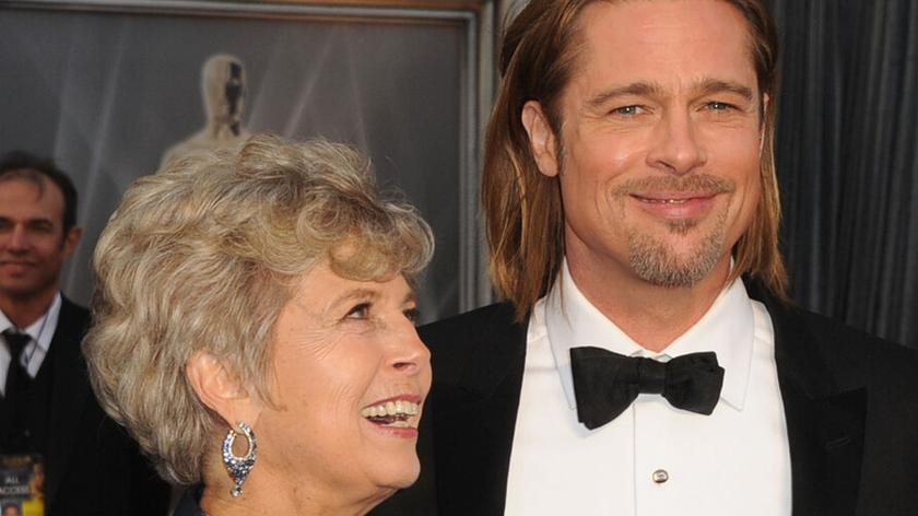 Brad Pitt z matką 