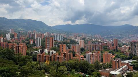 Michał Malinowski w Medellin