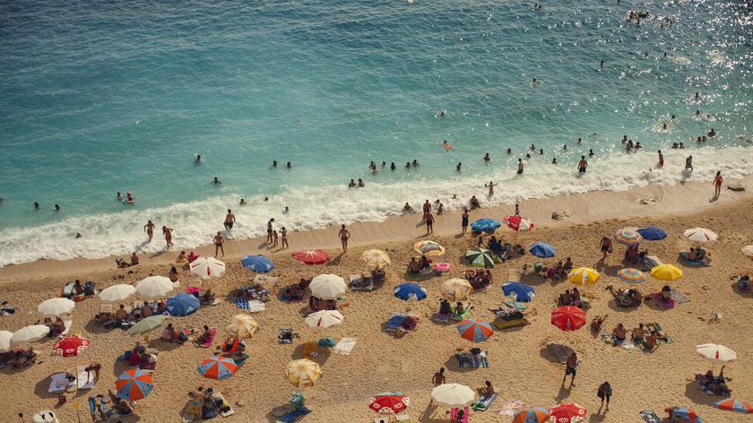 Plaża nad morzem latem