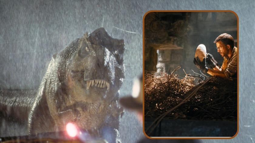 Kadr z "Parku Jurajskiego", Kadr z filmu "Jurassic World: Odrodzenie"