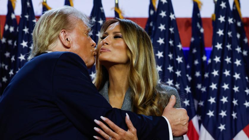 Melania Trump z Donaldem Trumpem