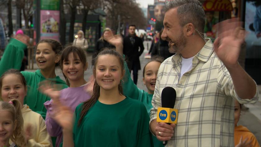 Krzysztof Skórzyński i grupa taneczna 