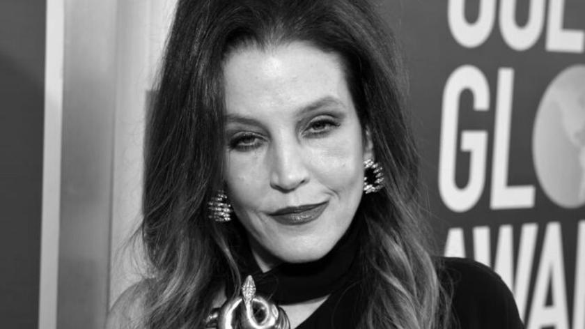 Lisa Marie Presley na rozdaniu Złotych Globów