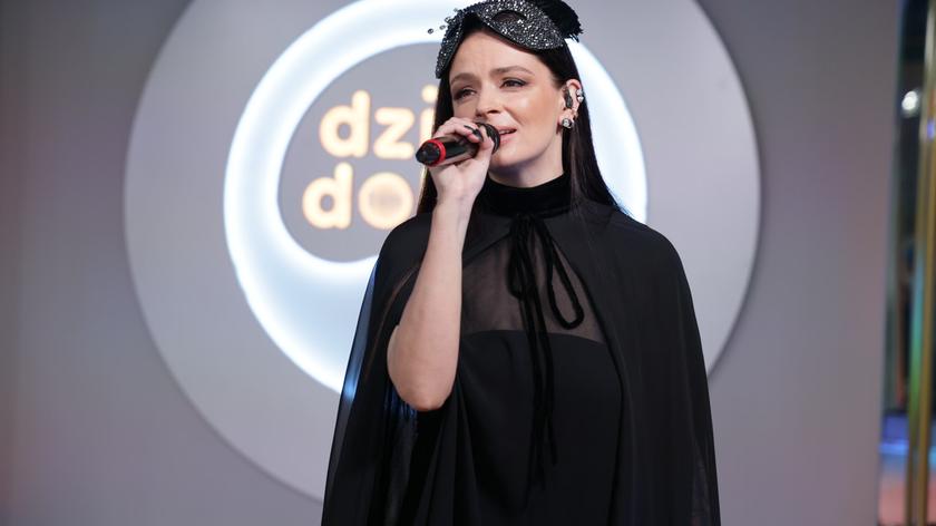 Anna Józefina Lubieniecka na scenie Dzień Dobry TVN 