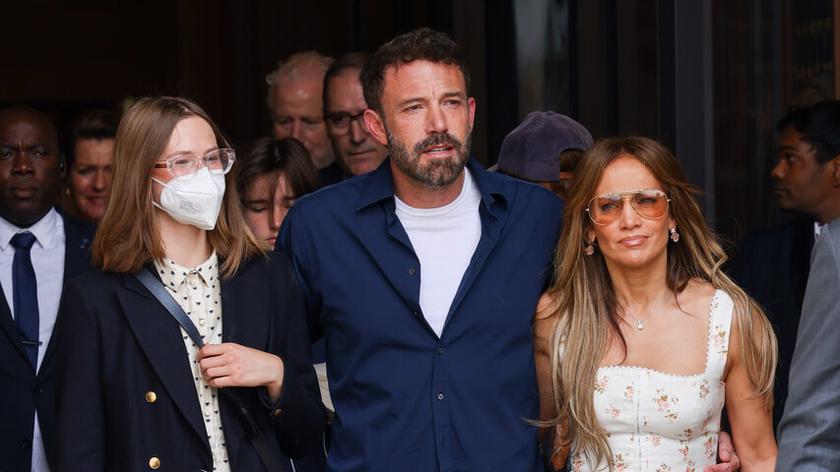 Violet Affleck, Ben Affleck i Jennifer Lopez