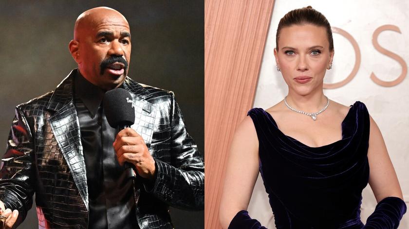 Steve Harvey, Scarlett Johansson 