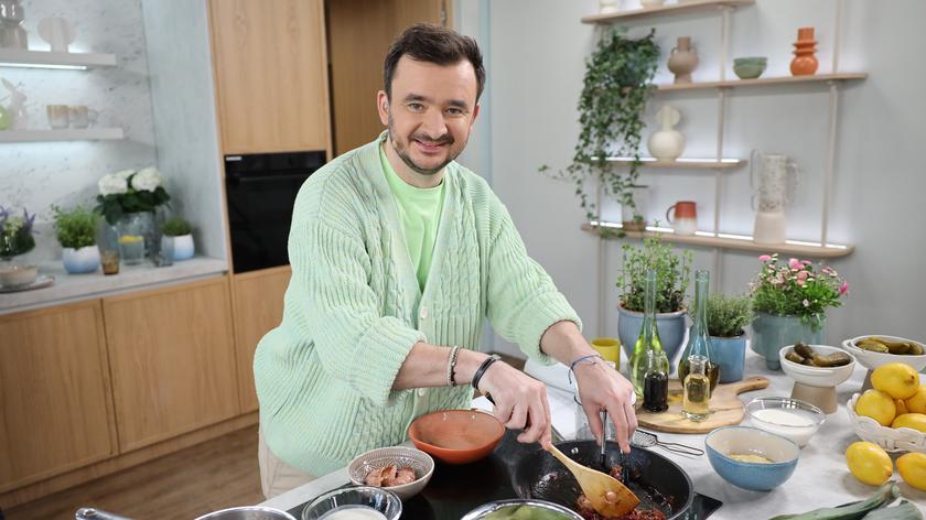 Grzegorz Zawierucha w kuchni Dzień Dobry TVN