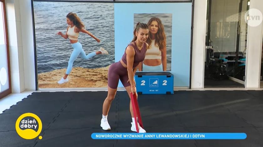 Trening Anny Lewandowskiej, część 1