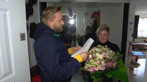 Bartek Jędrzejak w roli kuriera
