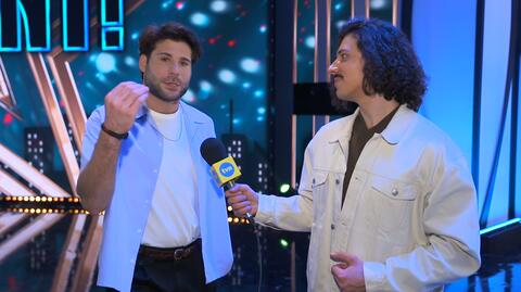 Jan Pirowski na planie "Mam talent!", Oskar Netkowski 