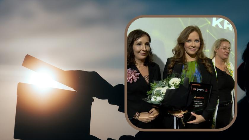 Człowiek z klapsem filmowym, Ewa Galica z nagrodą na festiwalu