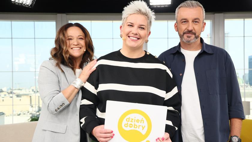 Anita Włodarczyk, Ewa Drzyzga i Krzysztof Skórzyński