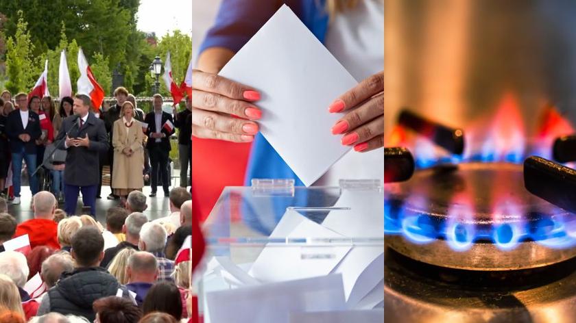 Trzaskowski, głosowanie, gaz