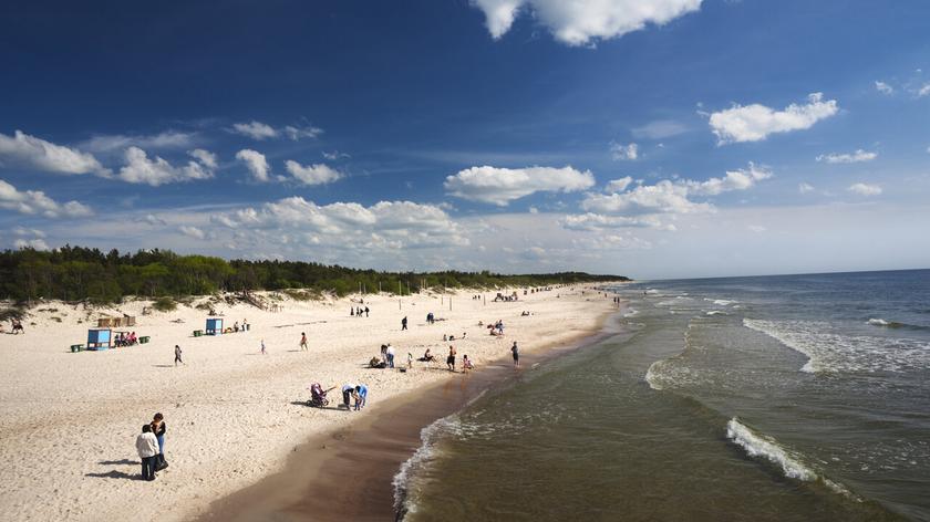 Plaża nad Morzem Bałtyckim