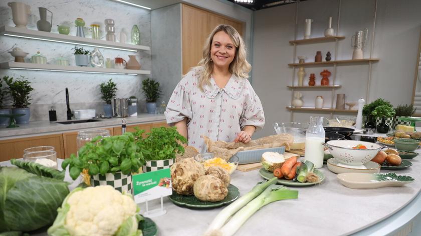Aleksandra Juszkiewicz w kuchni Dzień Dobry TVN
