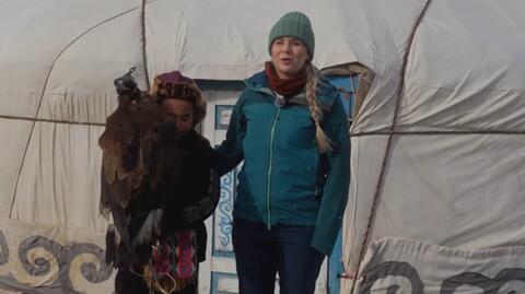 "Dzieci świata" w Mongolii. Polują z orłami w górach Ałtaj