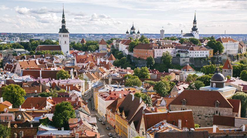widok na miasto Tallin