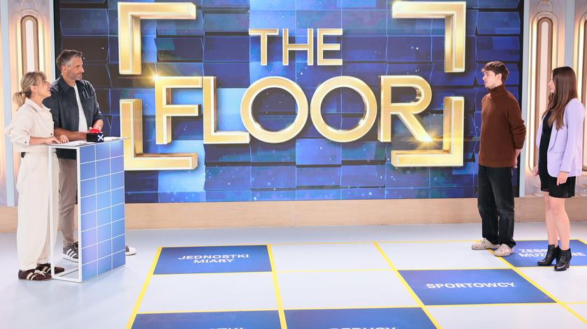 Prowadzący Dzień Dobry TVN i uczestnicy The Floor