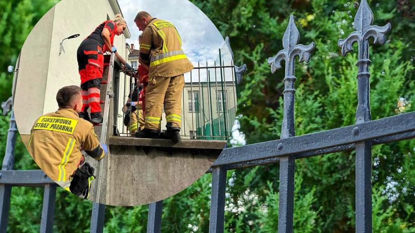 Warszawa. Nastolatek "nadział się" na ogrodzenie