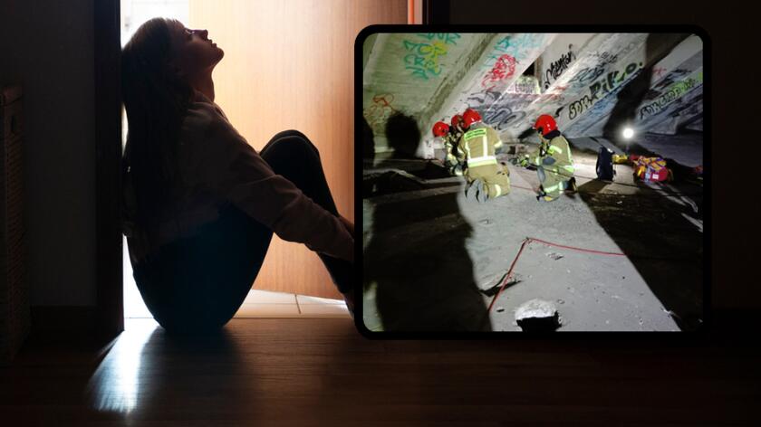 nastolatka, akcja straży pożarnej