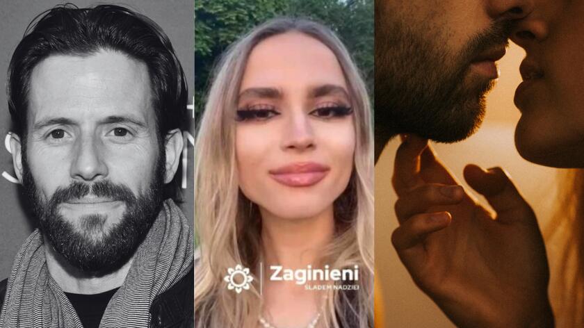 Christian Oliver, zaginiona Klaudia, kobieta i mężczyzna w pocałunku