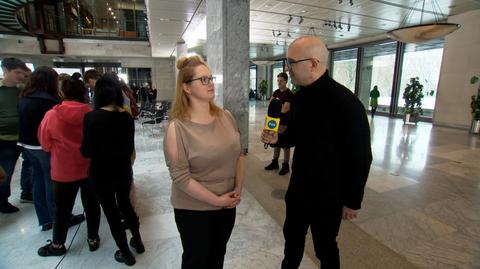 uczestniczka programu "Autentyczni" i Marcin Sawicki