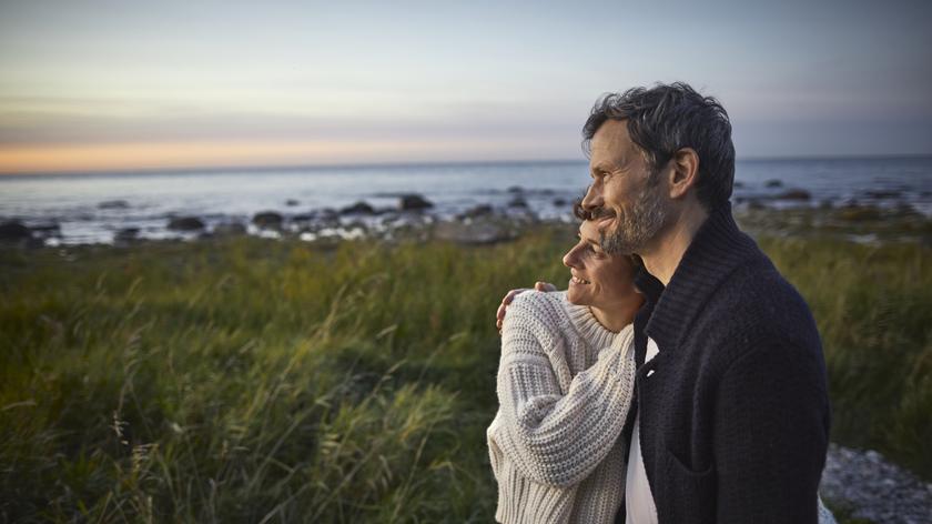 Dojrzała para. Kobieta i mężczyzna. 