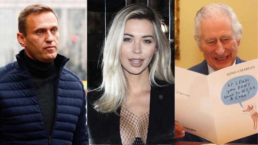 Aleksiej Nawalny, Sandra Kubicka, król Karol III