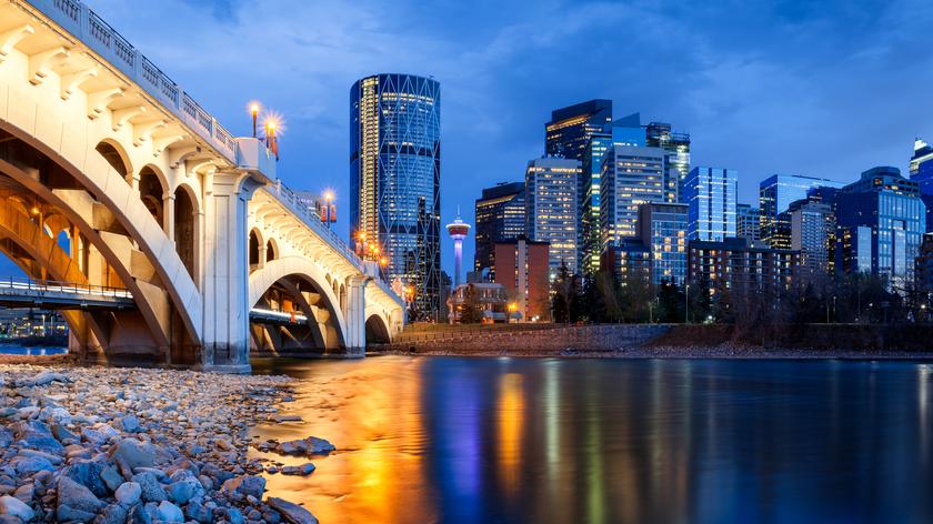 widok na Calgary w Kanadzie