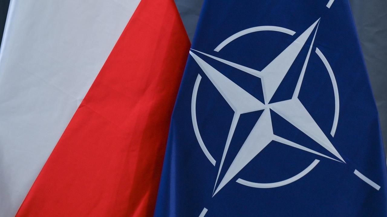 flaga Polski i NATO