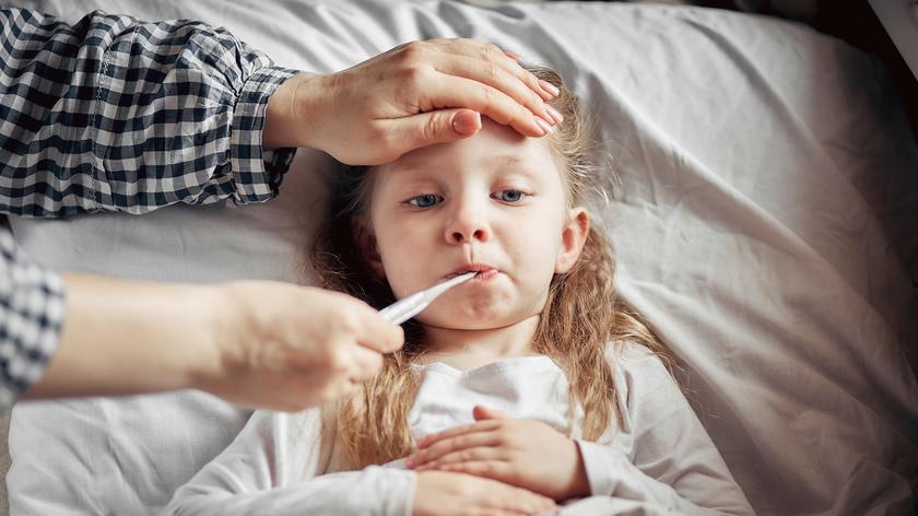 Dziecko z gorączką