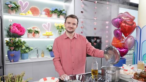 Grzegorz Zawierucha w kuchni Dzień Dobry TVN