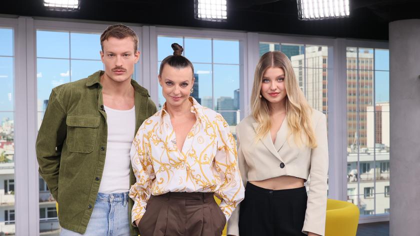 Tadeusz Mikołajczak, Katarzyna Sokołowska i Aleksandra Helis