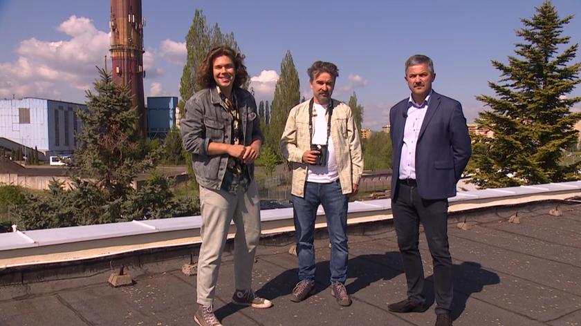 Piotr Wojtasik rozmawia z fotografem przyrody i dyrektorem ds. technicznych w Przedsiębiorstwie Energetyki Cieplnej w Wałbrzychu