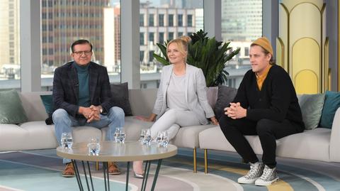 Olga Borys, Zygmunt Chajzer i Jakob Kosel