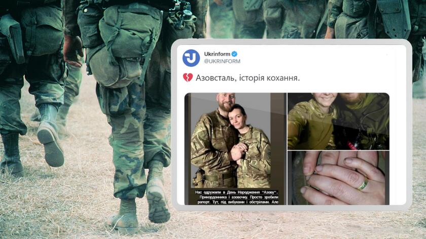 Żołnierze, małżonkowie z Ukrainy