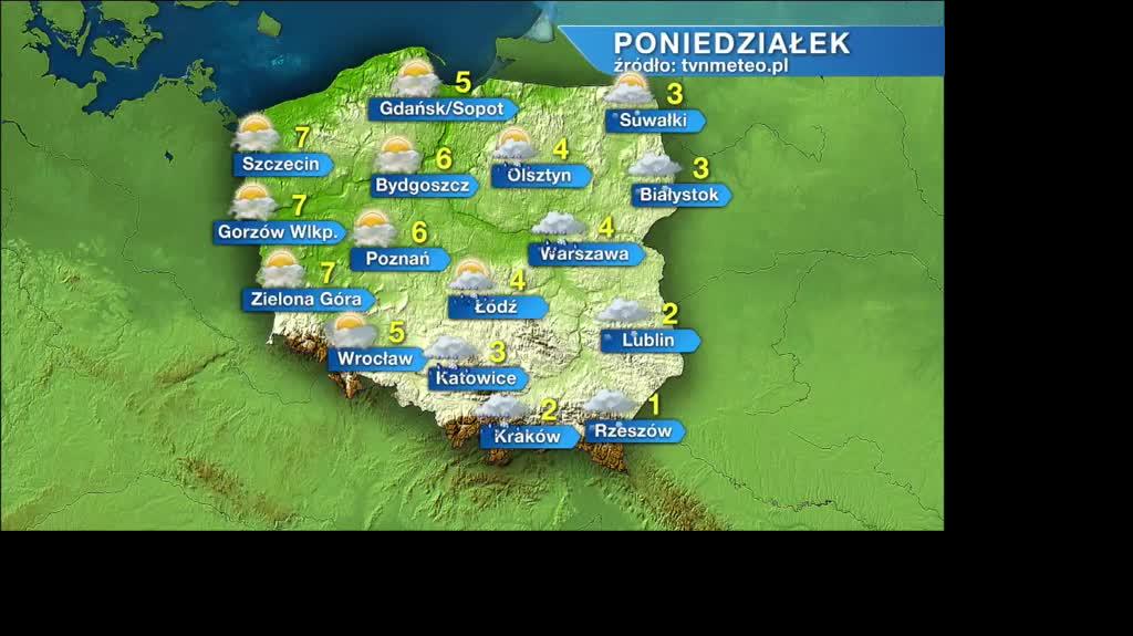 Pogoda we wtorek, 8 marca 2022 r