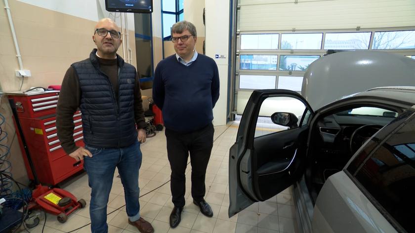 Paweł Dziedziak i Marcin Sawicki