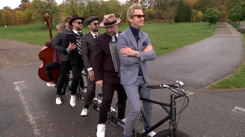 Orkiestra Na Dużym Rowerze w Dzień Dobry TVN.