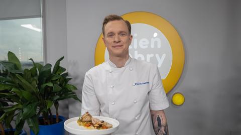 Patryk Galewski w kuchni Dzień Dobry TVN