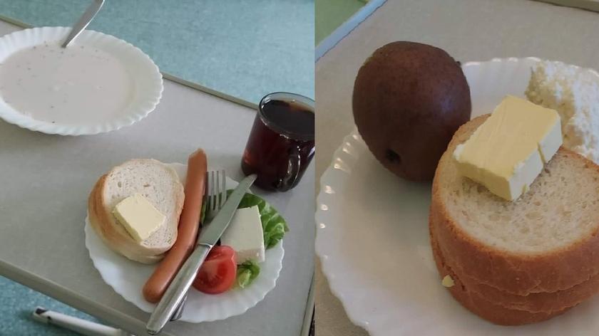 szpitalne jedzenie 