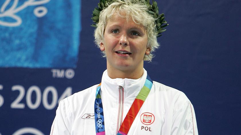 Otylia Jędrzejczak w 2004 roku