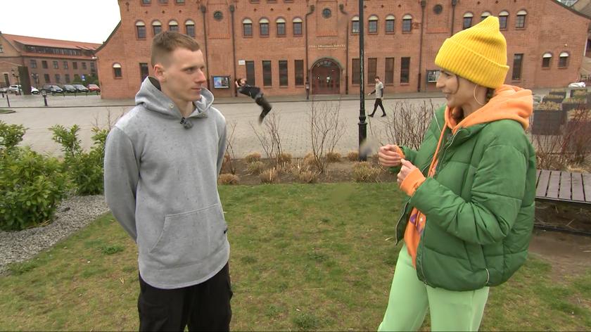 Trening z parkurowcami 