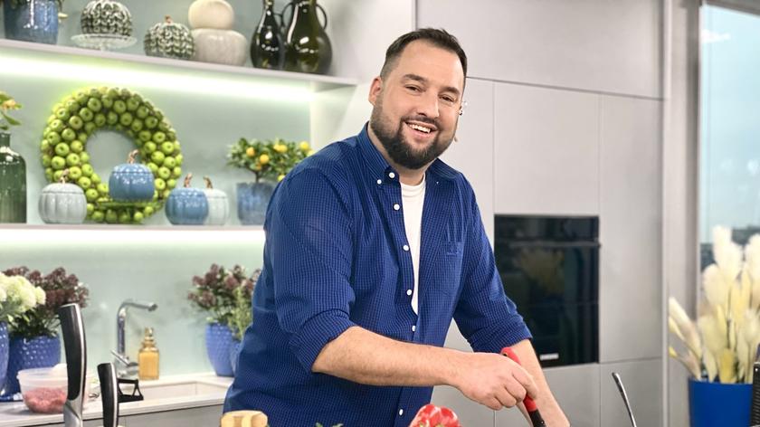 Jasiek Kuroń w kuchni Dzień Dobry TVN