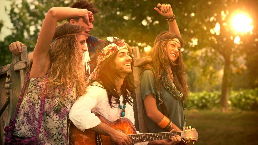 Hipisi, styl hipisów, hipisowskie ubrania