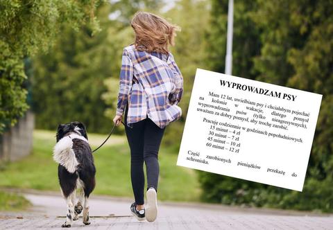 12-latka wyprowadza psy, by zarobić na wymarzone kolonie. "To nauka przedsiębiorczości"